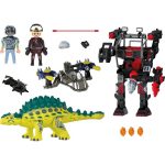 Playmobil Dino Rise 70626: Αγκυλόσαυρος με Μαχητή εναντίον Ρομπότ