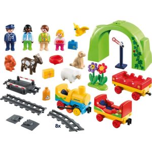 Playmobil 1.2.3 70179: Τρένο με Ζωάκια & Επιβάτες