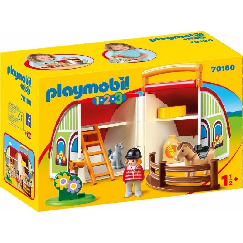 Playmobil 1.2.3 70180: Αχυρώνας Βαλιτσάκι