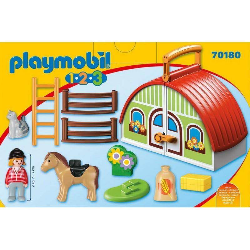 Playmobil 1.2.3 70180: Αχυρώνας Βαλιτσάκι