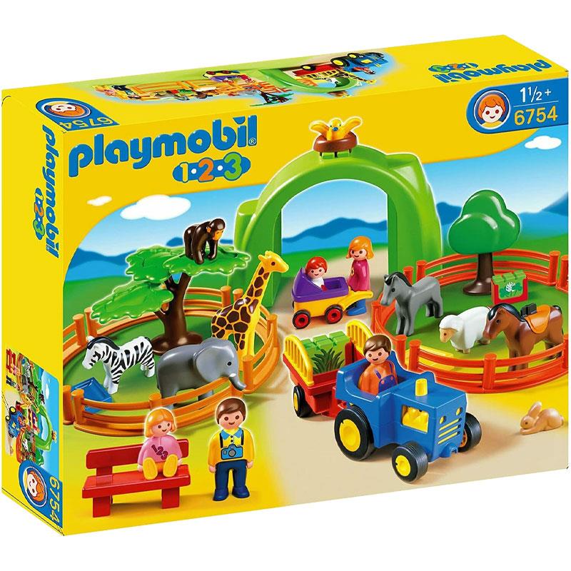 Playmobil 1.2.3 6754: Μεγάλος Ζωολογικός Κήπος