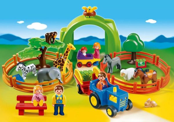 Playmobil 1.2.3 6754: Μεγάλος Ζωολογικός Κήπος