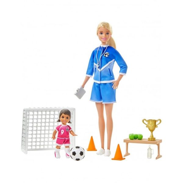 Barbie You Can Be Anything: Σετ Προπονήτρια Ποδοσφαίρου Ξανθιά