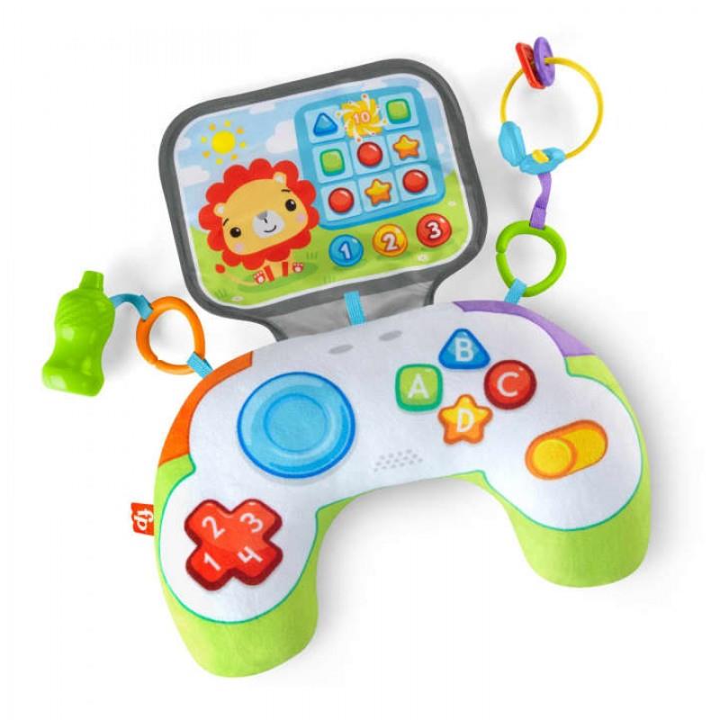 Fisher-Price Littlest Gamer Tummy Wedge - Μαξιλαράκι Δραστηριοτήτων με Κονσόλα Παιχνιδιών