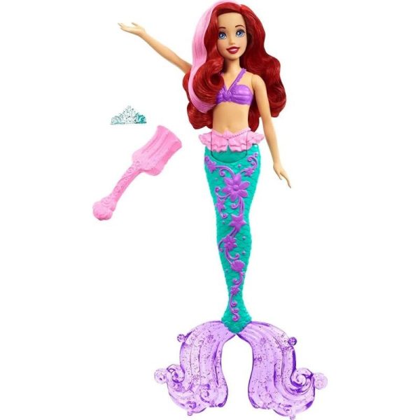 Disney Princess Ariel Color Splash - Κούκλα Γοργόνα #HLW00