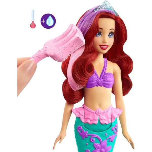 Disney Princess Ariel Color Splash - Κούκλα Γοργόνα #HLW00