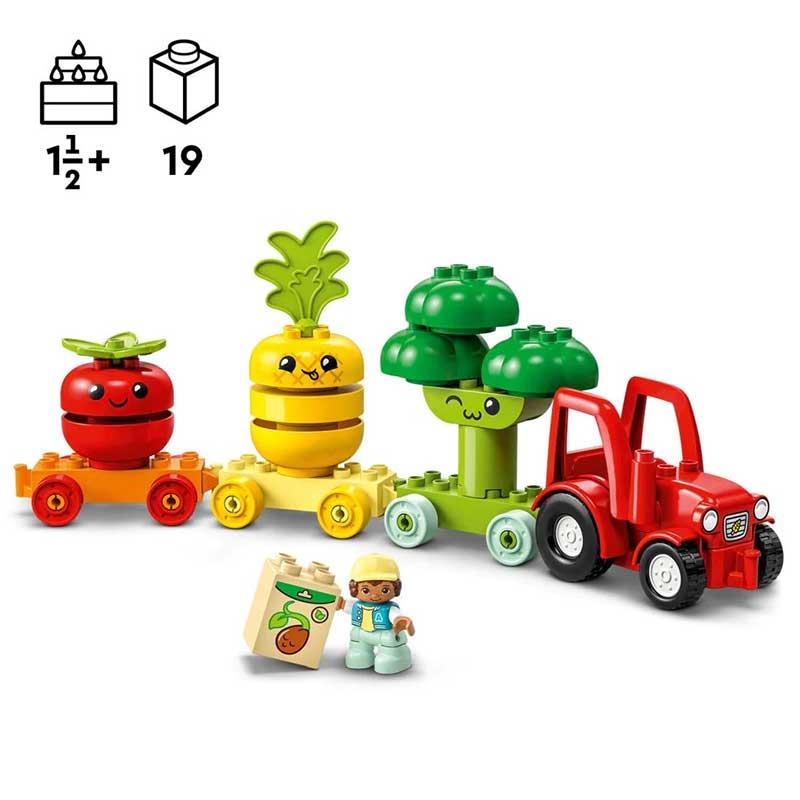Lego Duplo 10982 : Fruit & Vegetable Tractor, Τρακτέρ Φάρμας