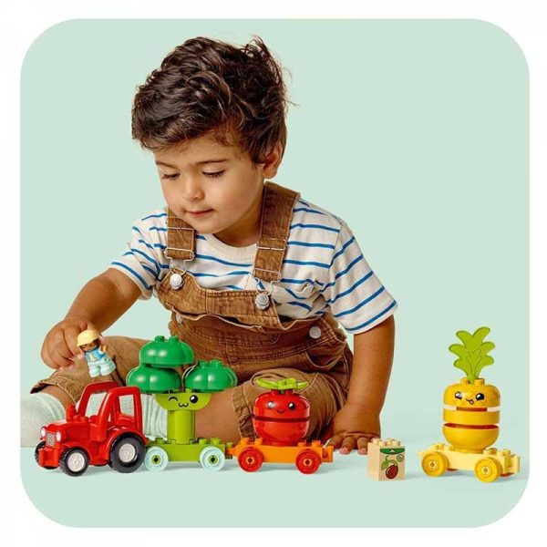 Lego Duplo 10982 : Fruit & Vegetable Tractor, Τρακτέρ Φάρμας