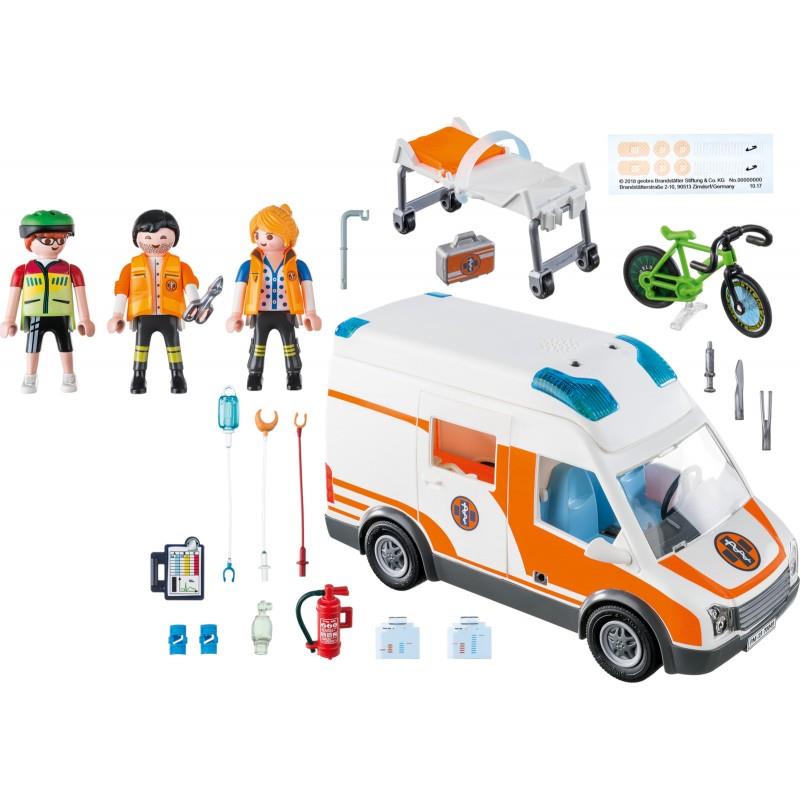 Playmobil City Life 70049: Ασθενοφόρο με Διασώστες