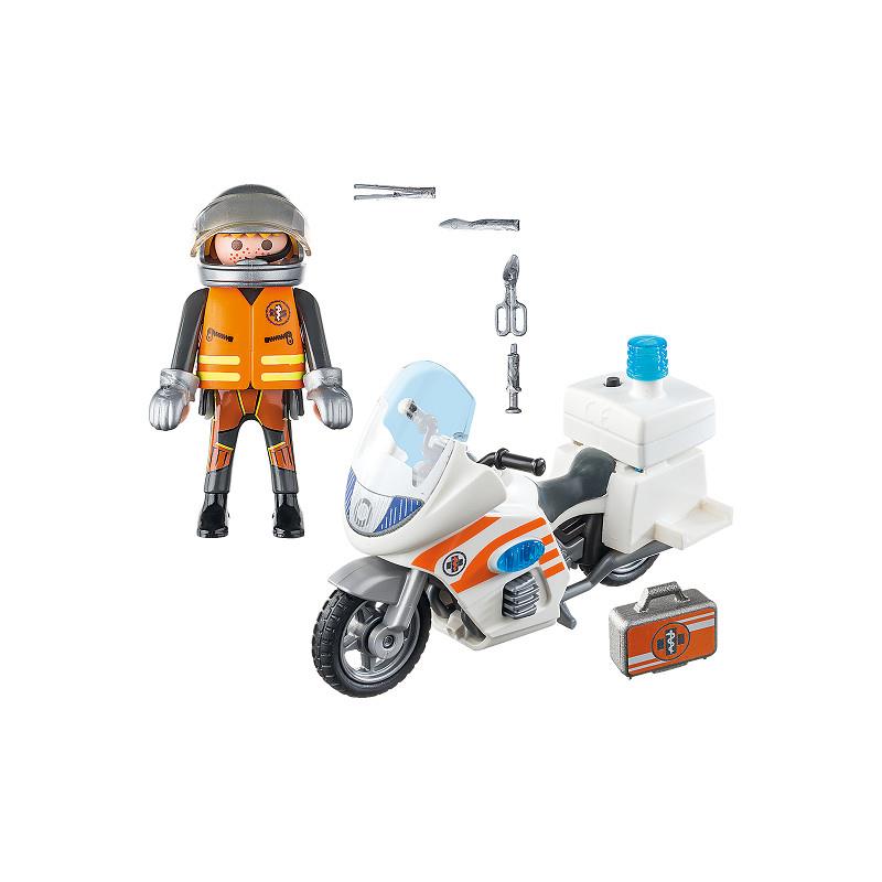 Playmobil City Life 70051: Διασώστης με Μοτοσικλέτα