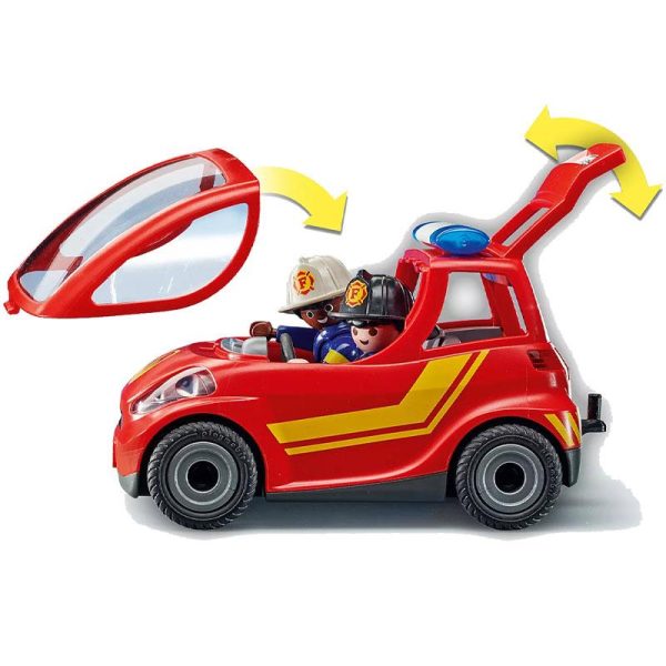 Playmobil City Action 71035: Μικρό Όχημα Πυροσβεστικής Με Πυροσβέστες