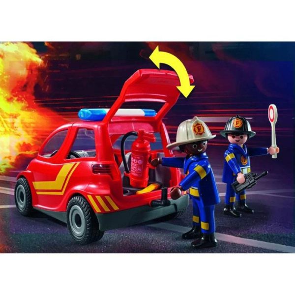 Playmobil City Action 71035: Μικρό Όχημα Πυροσβεστικής Με Πυροσβέστες