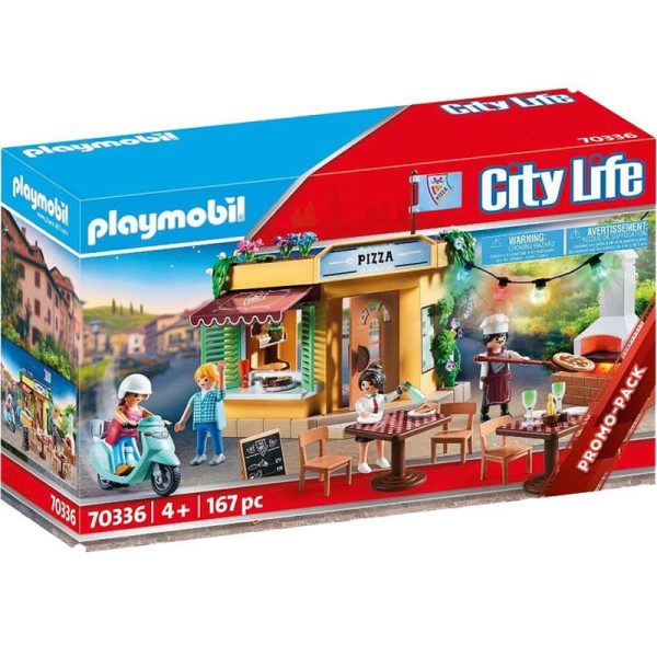 Playmobil City Life 70336: Εστιατόριο - Πιτσαρία με Κήπο