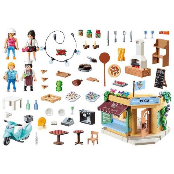 Playmobil City Life 70336: Εστιατόριο - Πιτσαρία με Κήπο