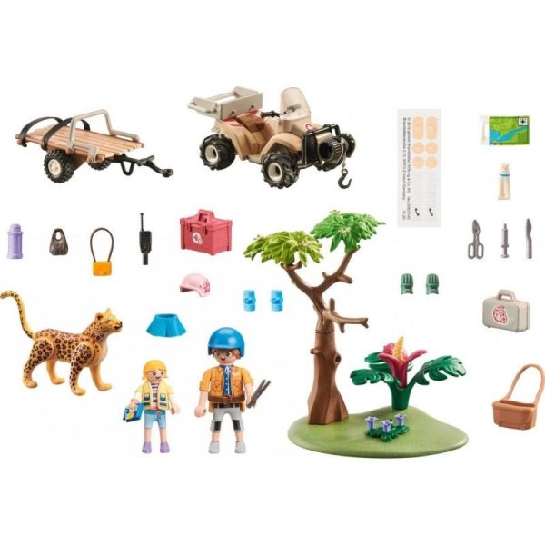 Playmobil Wiltopia 71011: Φροντιστές Ζώων με Εξερευνητικό Όχημα