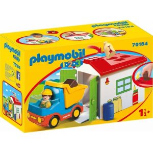Playmobil 1.2.3 70184: Φορτηγό με γκαράζ