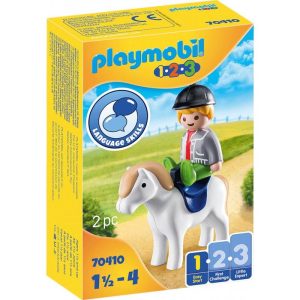 Playmobil 1.2.3 70410: Αναβάτης με Άλογο