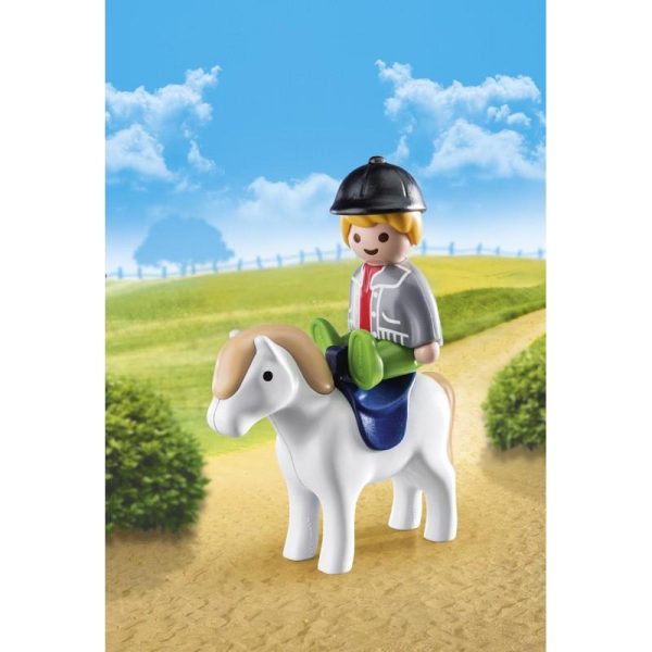 Playmobil 1.2.3 70410: Αναβάτης με Άλογο
