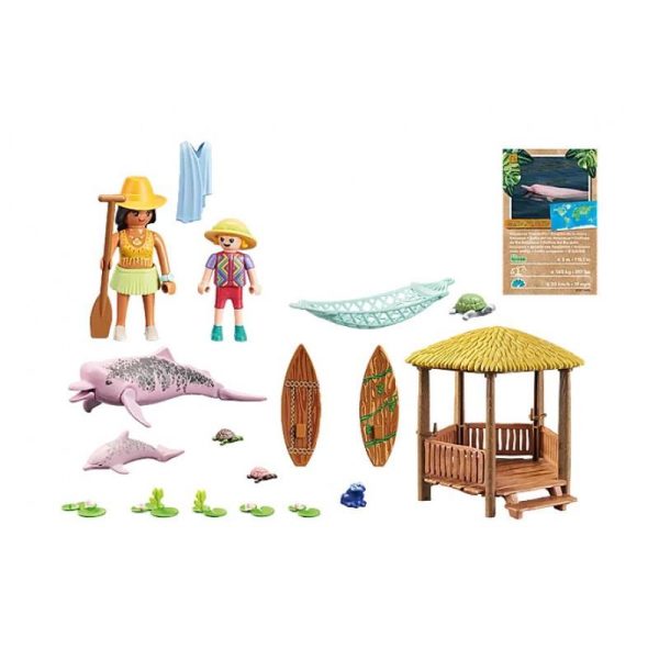 Playmobil Wiltopia 71143: Βόλτα στο Ποτάμι με Δελφίνια