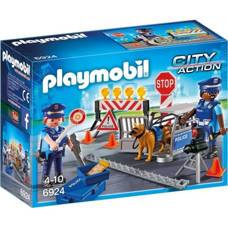 Playmobil City Action 6924: Οδόφραγμα Αστυνομίας