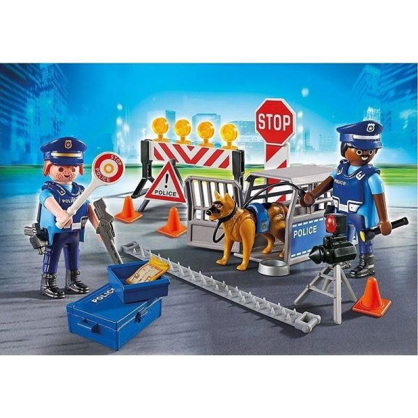 Playmobil City Action 6924: Οδόφραγμα Αστυνομίας