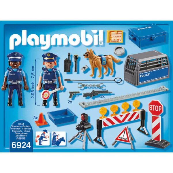 Playmobil City Action 6924: Οδόφραγμα Αστυνομίας