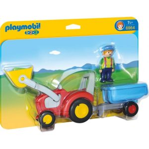 Playmobil 1.2.3 6964: Τρακτέρ με Καρότσα