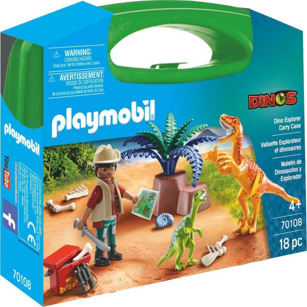 Playmobil 70108: Maxi Βαλιτσάκι Εξερευνητής & Δεινόσαυροι