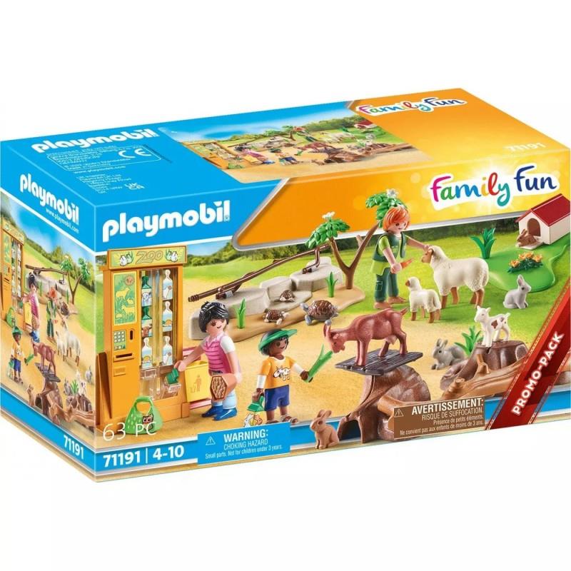 Playmobil Family Fun 71191: Ζωολογικός Κήπος με Ήμερα Ζωάκια