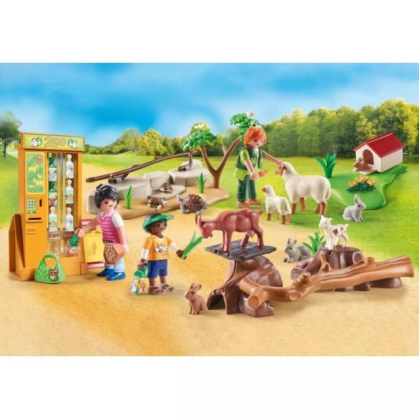 Playmobil Family Fun 71191: Ζωολογικός Κήπος με Ήμερα Ζωάκια