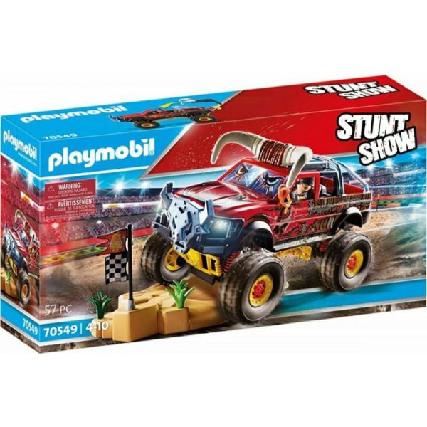 Playmobil Stunt Show 70549: Monster Truck Κόκκινος Ταύρος