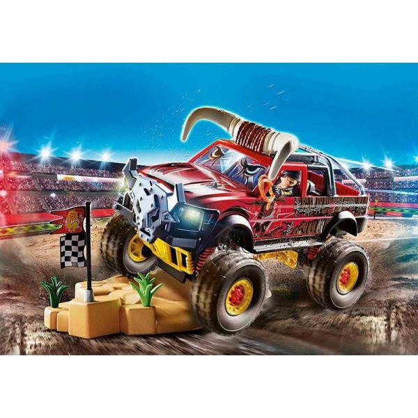 Playmobil Stunt Show 70549: Monster Truck Κόκκινος Ταύρος