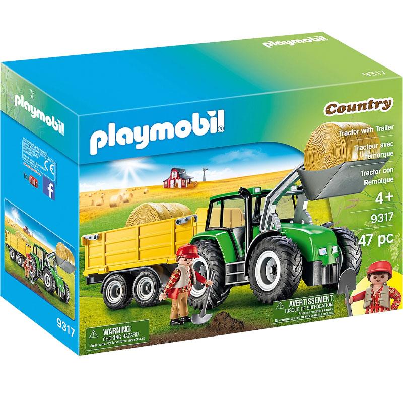 Playmobil Country 9317: Τρακτέρ με Τρέιλερ