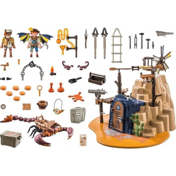 Playmobil Novelmore Sal'ahari Sands 71024: Μυστική Βάση με Γιγάντιο Σκορπιό