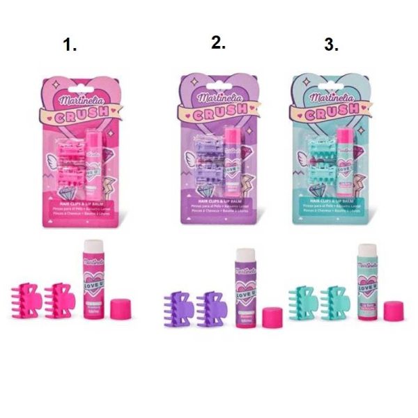 Martinelia Crush: 2x Hair Clips & Lip Balm 4gr