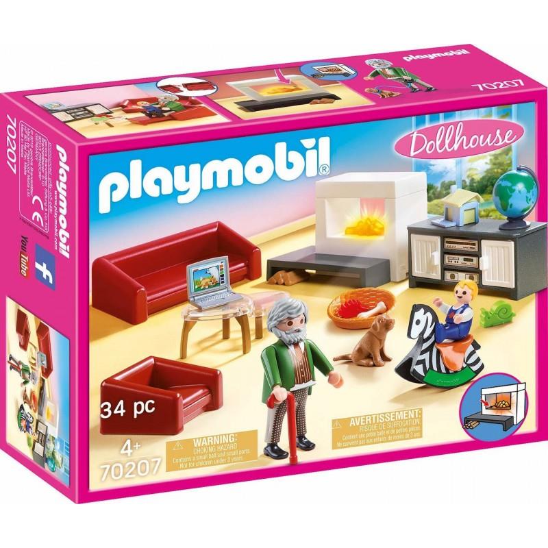 Playmobil Dollhouse 70207: Σαλόνι Κουκλόσπιτου