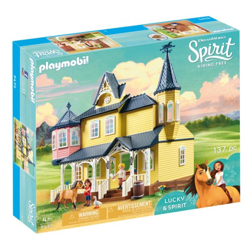 Playmobil Spirit Riding Free 9475: Το σπίτι της Lucky