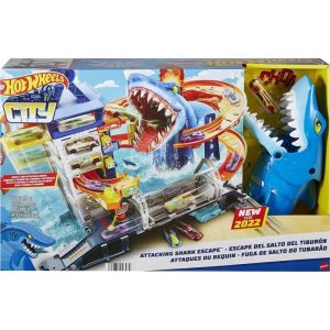Hot Wheels City Attacking Shark Escape - Πίστα με Καρχαρία