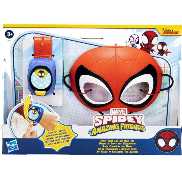 Marvel Spidey And His Amazing Friends: Spidey Comm-Link & Mask Set - Σετ Μάσκα & Ρολόι