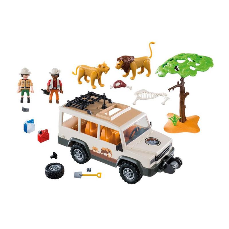 Playmobil Wild Life 6798: Όχημα Off-Road & Λιοντάρια