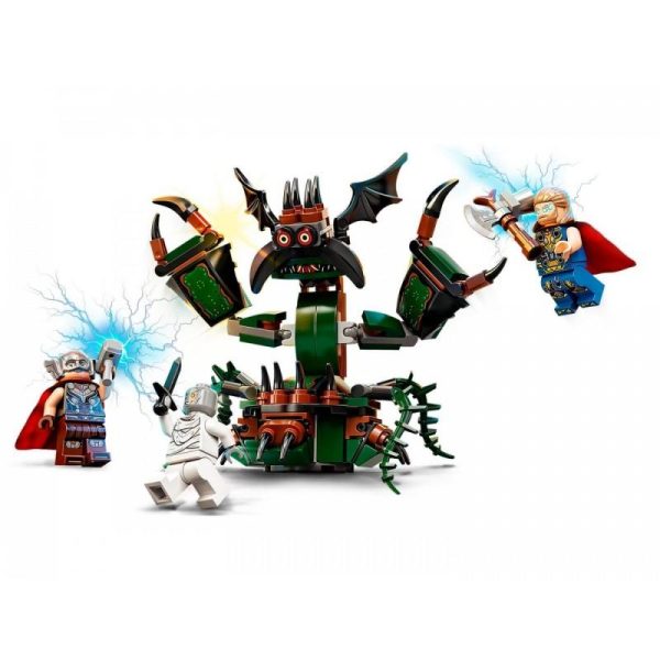 Lego Marvel Super Heroes Love and Thunder 76207: Attack on New Asgard
