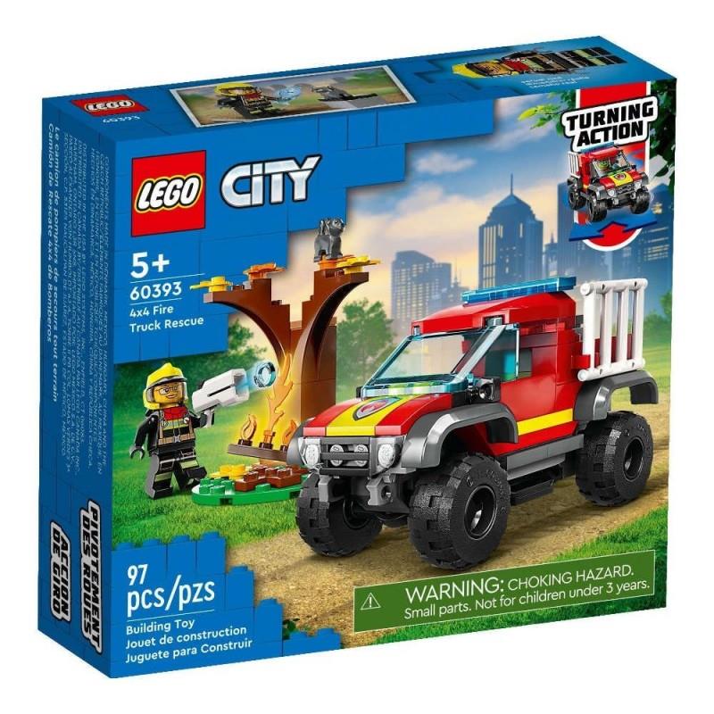Lego City 60393 : 4x4 Fire Truck Rescue