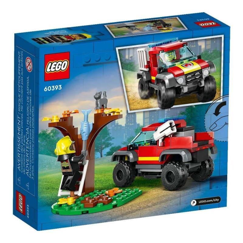 Lego City 60393 : 4x4 Fire Truck Rescue