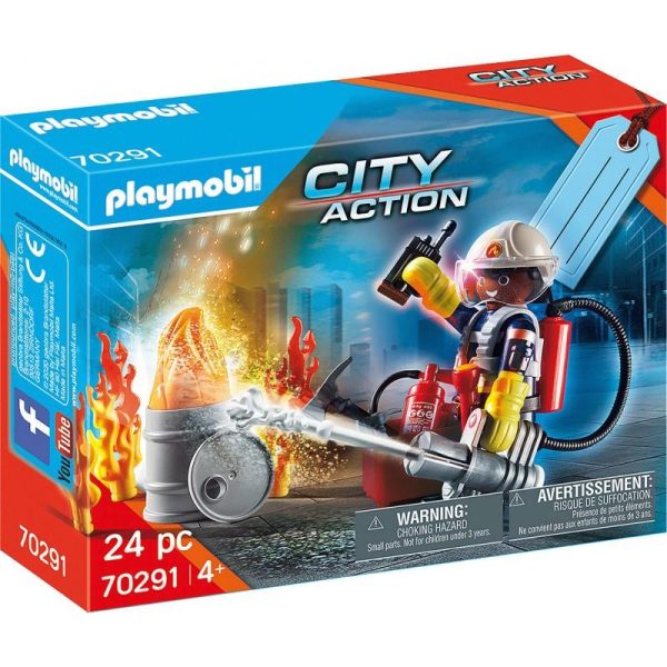 Playmobil City Action 70291: Πυροσβέστης Με Αντλία Νερού