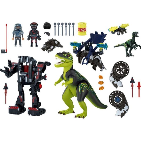 Playmobil Dino Rise 70624: T-Rex: Η Μάχη Των Γιγάντων