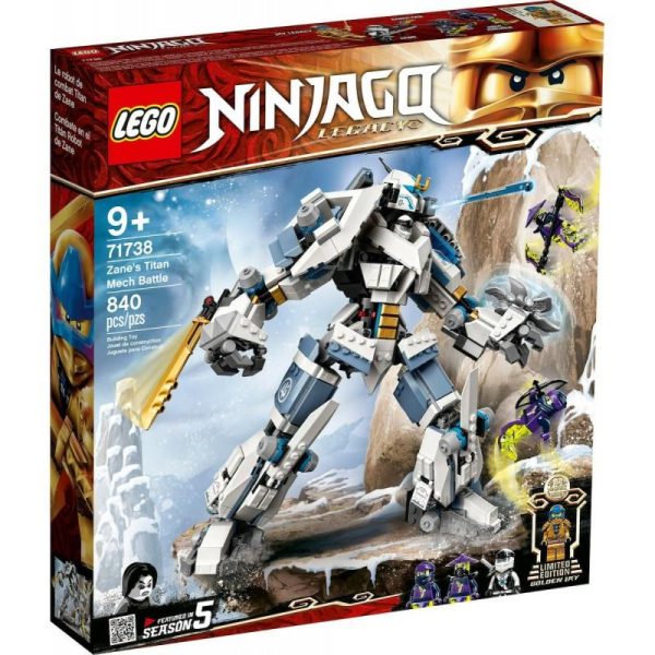 Lego Ninjago 71738 : Legacy Zanes Titan Mech Battle Ninja