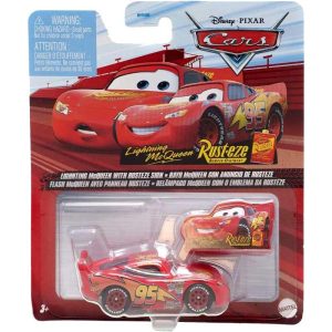 Disney Cars Lightning McQueen with Rusteze Sign - Αυτοκινητάκι