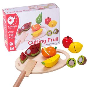 Classic World Cutting Fruit - Ξύλινο Σετ Κοπής Φρούτων