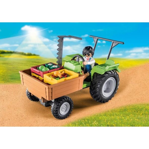 Playmobil Country 71249: Αγροτικό Τρακτέρ με καρότσα