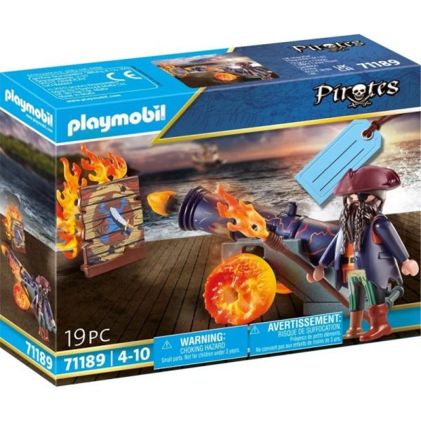 Playmobil Pirates 71189: Πειρατής με Κανόνι